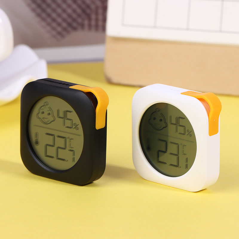 Home Office Icon - 携帯型温度湿度計 -20～60℃ ℃ 20%-95%RH対応、快適性アイコン付きウォールデスクスティックマウント、家庭、オフィス、保育園用