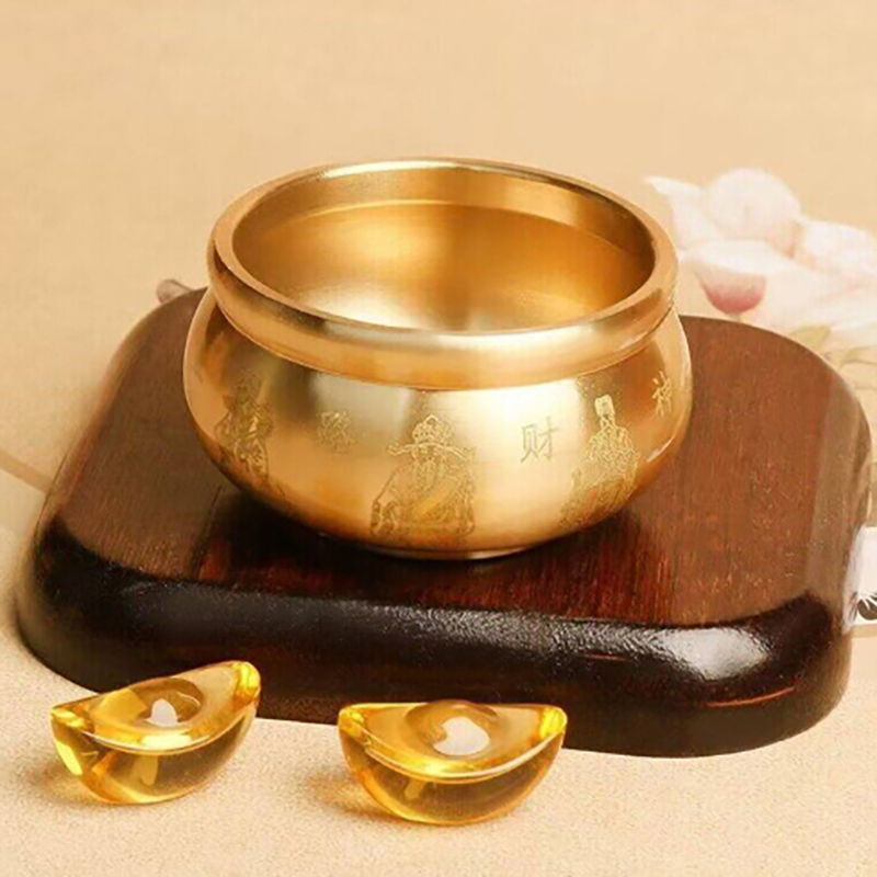 Home Office Representative - 真鍮製の宝庫の飾り、象徴的な卓上装飾品、家庭やオフィス用、豊かさ、繁栄、幸運を表す