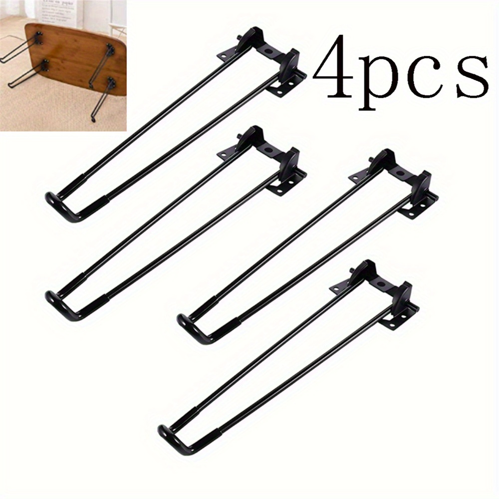 Laptop Stand Foldable - 4本セット 320mm/420mm 折りたたみテーブル脚 アウトドアダイニングテーブル、折りたたみ式ノートパソコンスタンド、頑丈な延長型鉄製金属ダイニングテーブル脚
