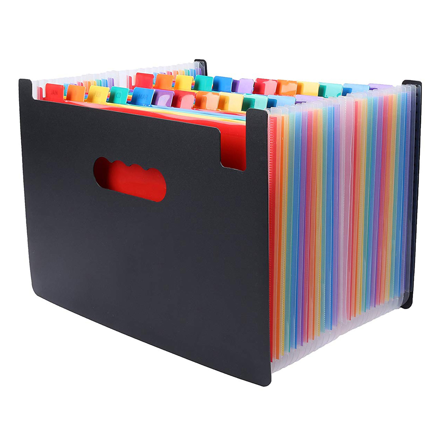 Home Office Bagas - 広いスペースデザインの拡張ファイルフォルダー、ビジネス用ファイリングボックス、ホームオフィスドキュメントアコーディオン、クリエイティブポケット、A4