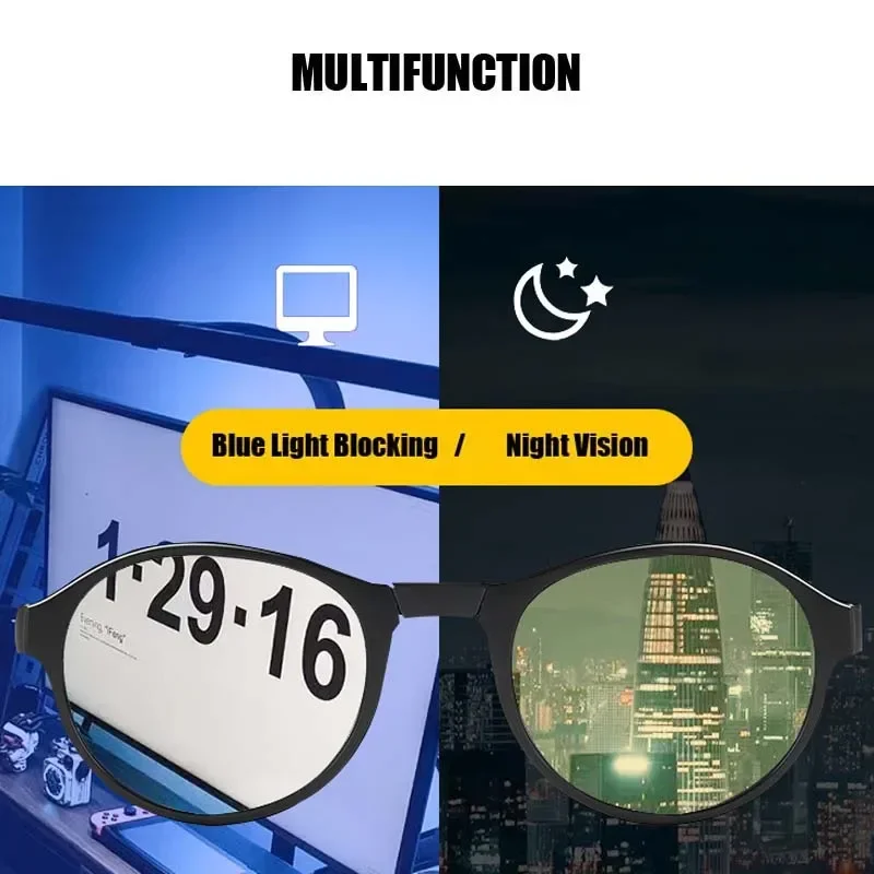 折りたたみ式ナイトビジョンメガネ ボックス付き メンズ レデ - Blue Light Glasses のレビューと価格