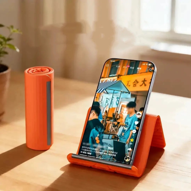 怠惰な携帯電話スタンドシリコンデスクトップタブレットラップト - Laptop Stand Foldable のレビューと価格