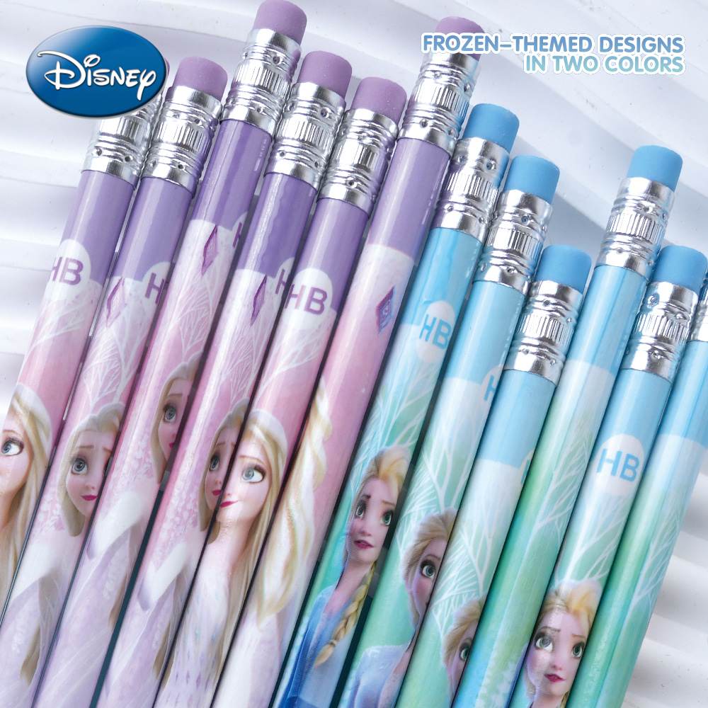 12本入り ディズニー アナと雪の女王 エルサ HB鉛筆、ゴ - Home Office Head のレビューと価格