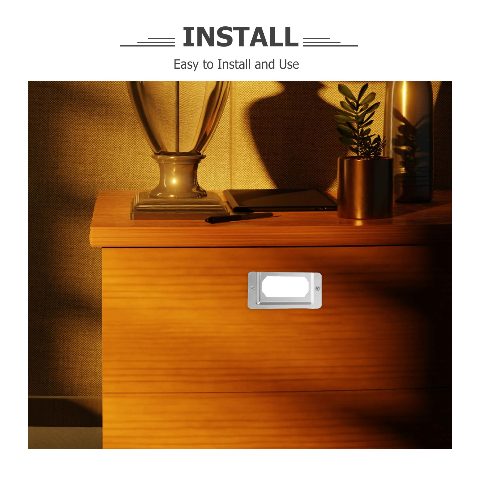 50個入り キャビネット引き出しラベルホルダー ステンレス製 - Home Office Library のレビューと価格