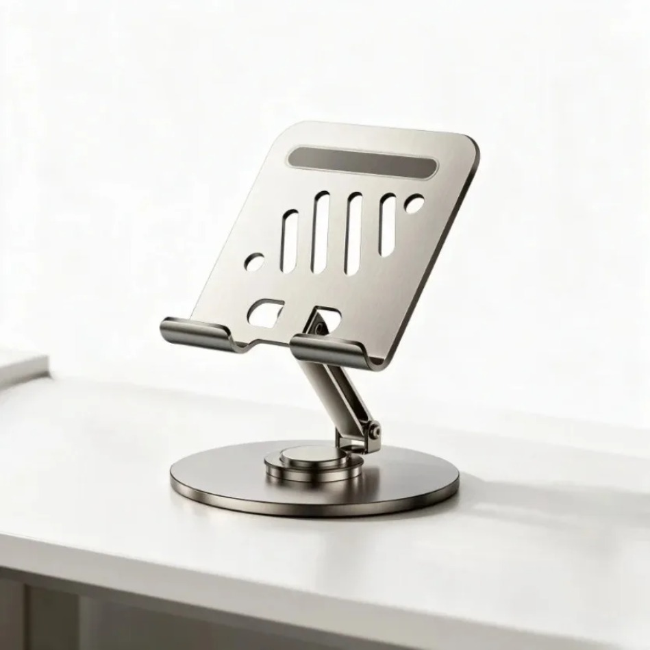 アルミ製ノートパソコンスタンド デスク用 360度回転調整可 - Laptop Stand Foldable のレビューと価格