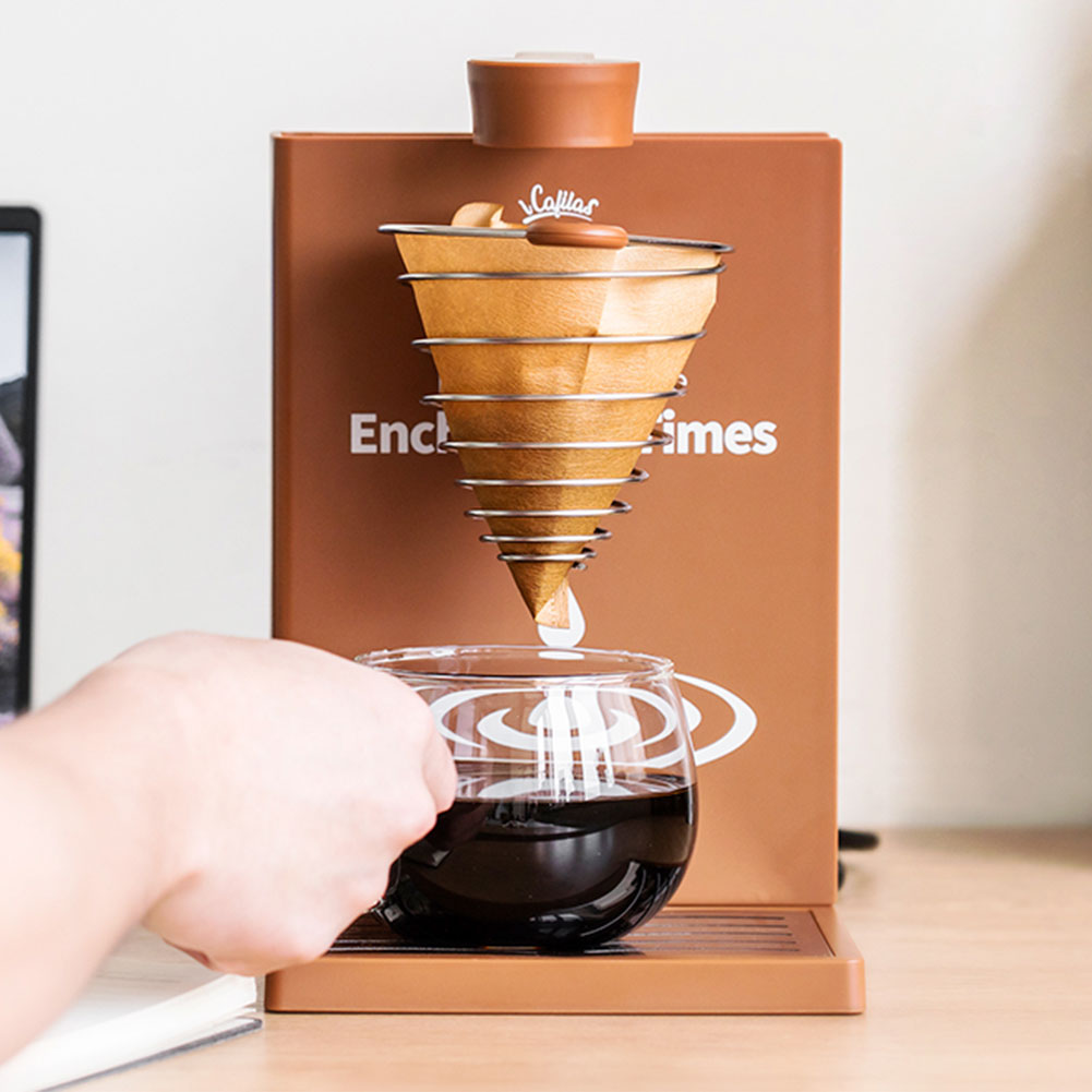 フィルターペーパー付き電動コーヒーメーカー、クリエイティブな - Home Office Library のレビューと価格