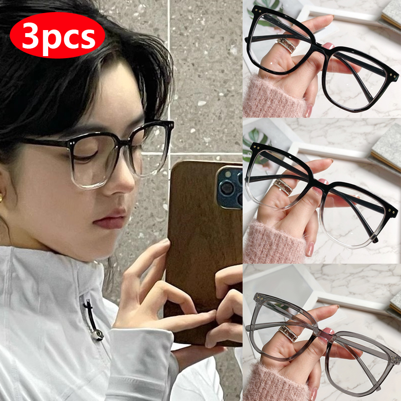 保護メガネ抗青色光メガネフレーム女性用通常の眼鏡フレーム完成 - Blue Light Glasses のレビューと価格