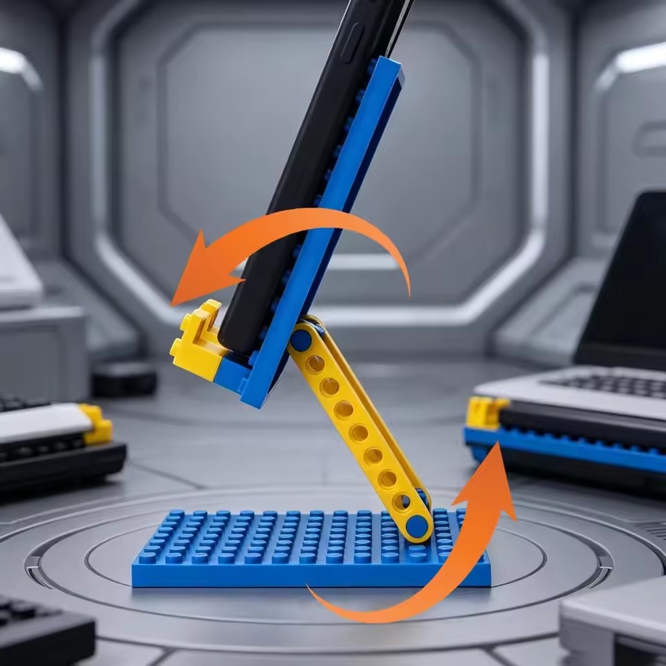 柔軟な折りたたみ式携帯電話ホルダー、創造的な折りたたみ式デス - Laptop Stand Foldable のレビューと価格