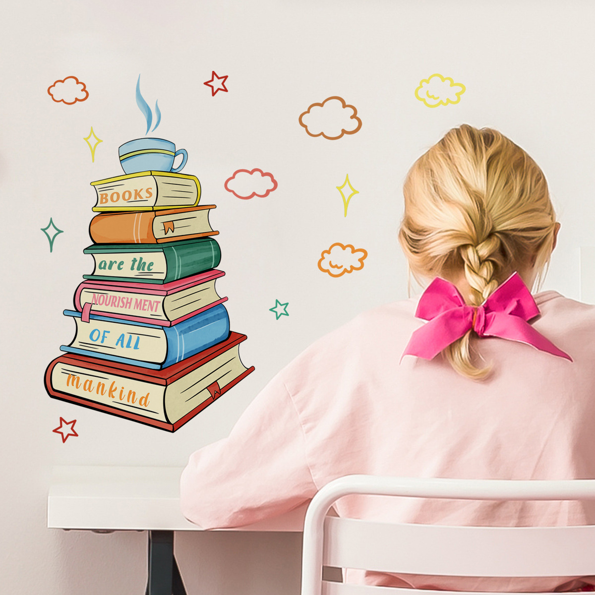 壁の装飾,教室,書斎,寝室,またはオフィスのための芸術的なス - Home Office Library のレビューと価格
