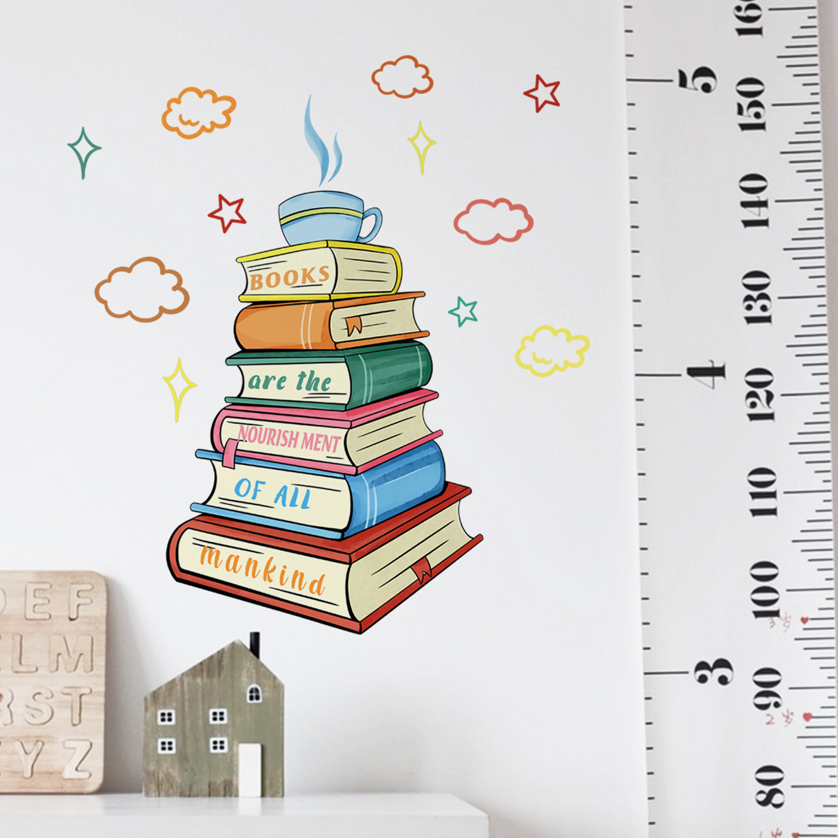 壁の装飾,教室,書斎,寝室,またはオフィスのための芸術的なス - Home Office Library のレビューと価格