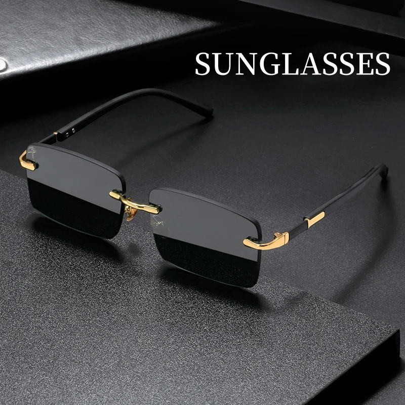 ファッション長方形サングラス男性女性ブルーライト遮断目の保護 - Blue Light Glasses のレビューと価格
