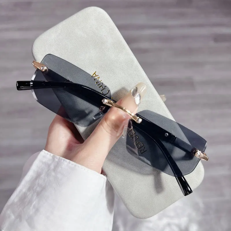 ファッション長方形サングラス男性女性ブルーライト遮断目の保護 - Blue Light Glasses のレビューと価格