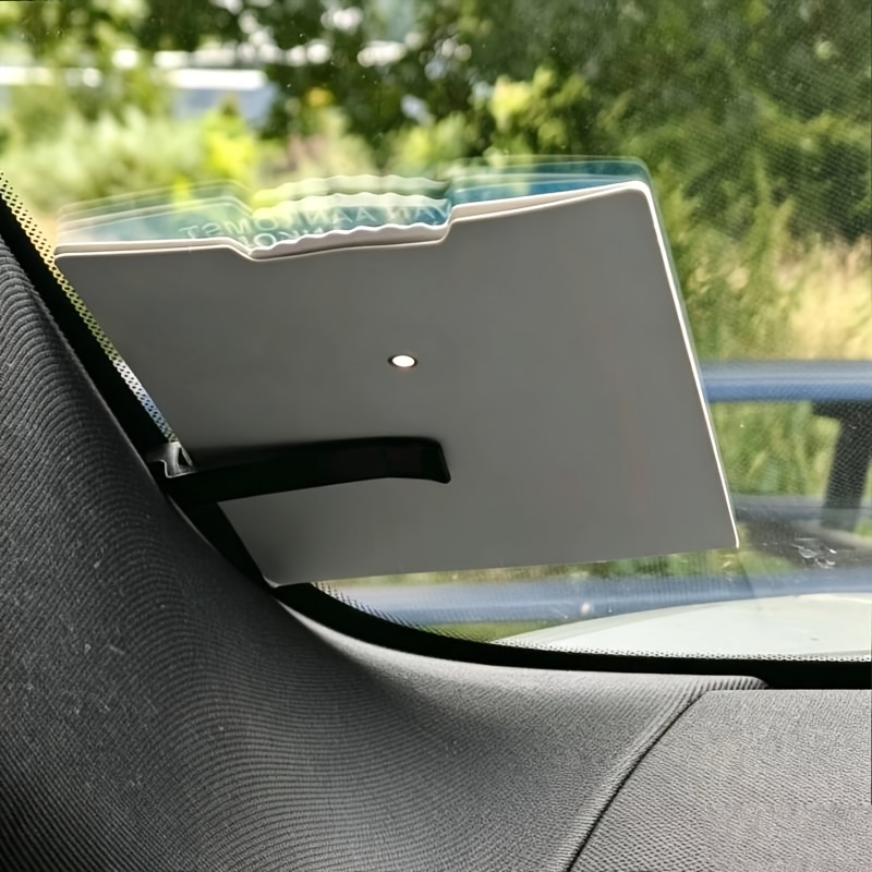 2 個車の A ピラーパーキングチケットホルダークリップフロ - Rolling File Cart のレビューと価格