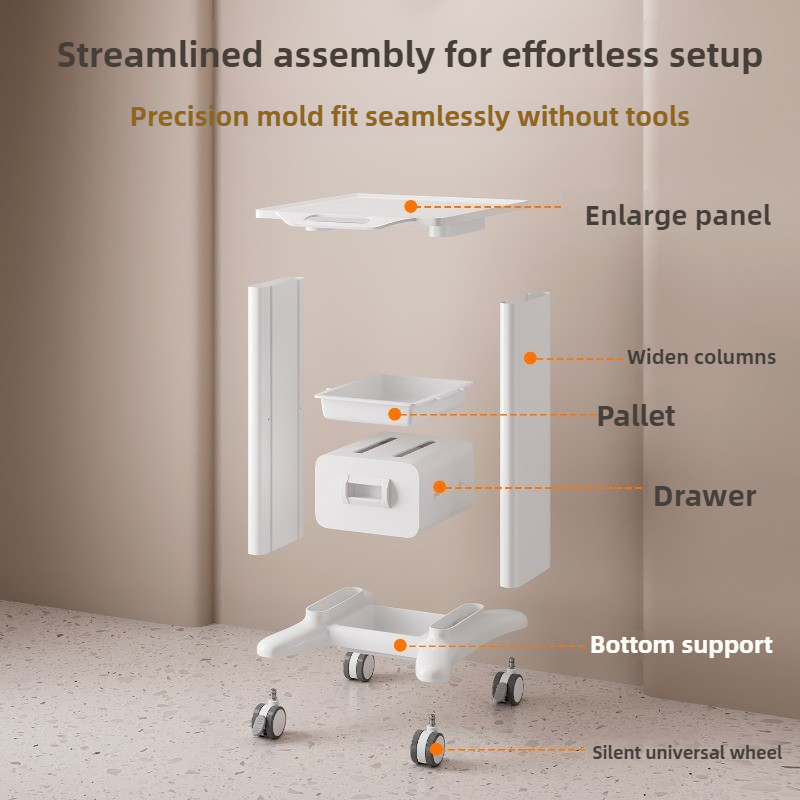 美容サロン用ローリングカート、モバイルスキンケア機器トロリー - Rolling File Cart のレビューと価格