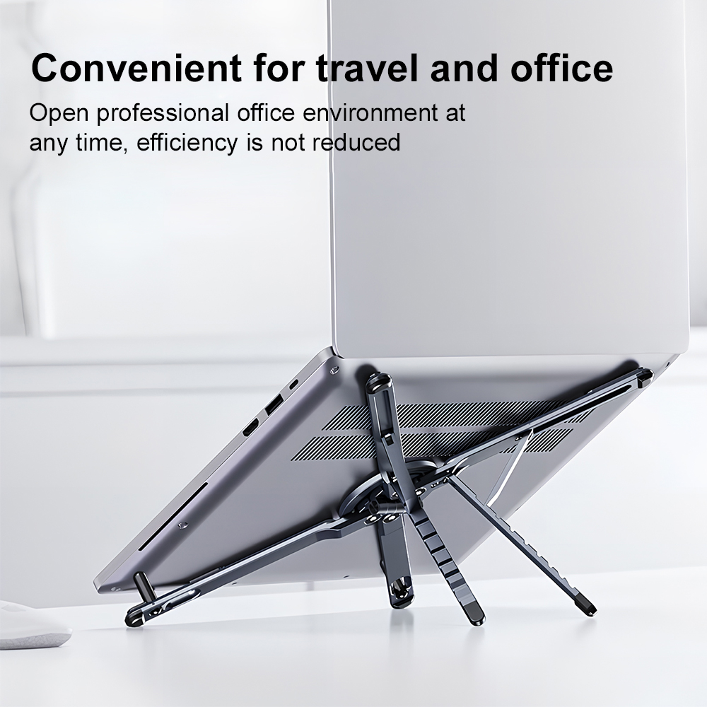 携帯電話用マグネット式ホルダー＆自撮り棒 3-in-1 折り - Laptop Stand Foldable のレビューと価格