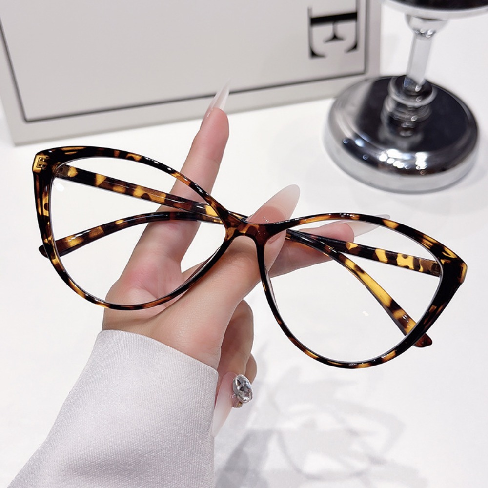 眼鏡レンズ度数0〜-400抗ブルーレイ近視メガネキャットアイ - Blue Light Glasses のレビューと価格