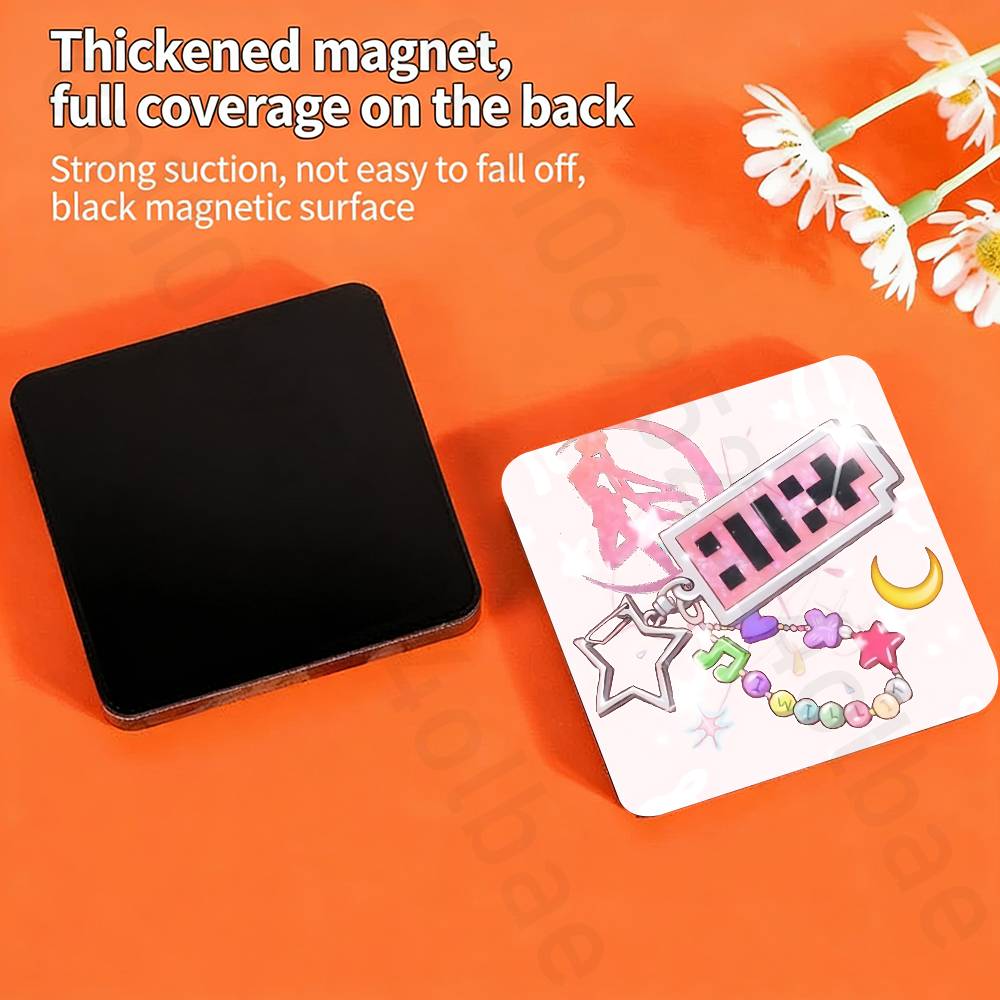 I-Illit キュートなアイコニックな冷蔵庫マグネット 磁 - Home Office Icon のレビューと価格